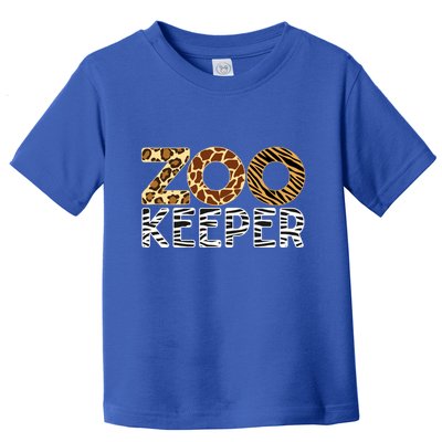 Zookeeper African Animals Zebra Wild Print Savanna Costume Gift Toddler T-Shirt