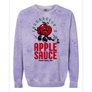 Zuccarello's Applesauce Assist Record Hockey Tribute Colorblast Crewneck Sweatshirt