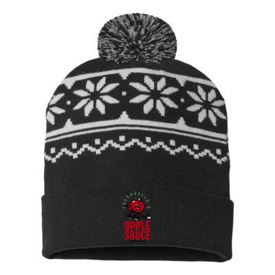 Zuccarello's Applesauce Assist Record Hockey Tribute USA-Made Snowflake Beanie