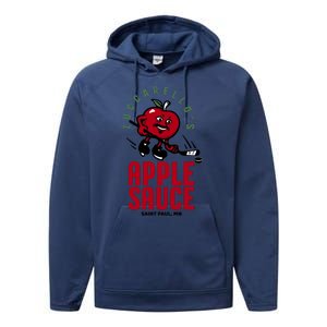 Zuccarello's Applesauce Assist Record Hockey Tribute Performance Fleece Hoodie