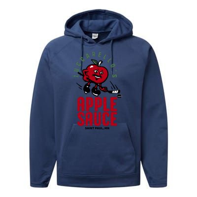 Zuccarello's Applesauce Assist Record Hockey Tribute Performance Fleece Hoodie