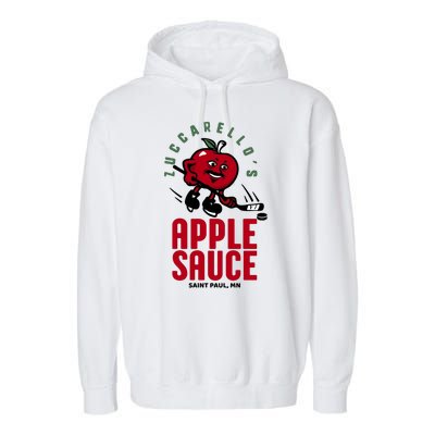 Zuccarello's Applesauce Assist Record Hockey Tribute Garment-Dyed Fleece Hoodie