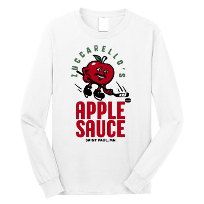 Zuccarello's Applesauce Assist Record Hockey Tribute Long Sleeve Shirt