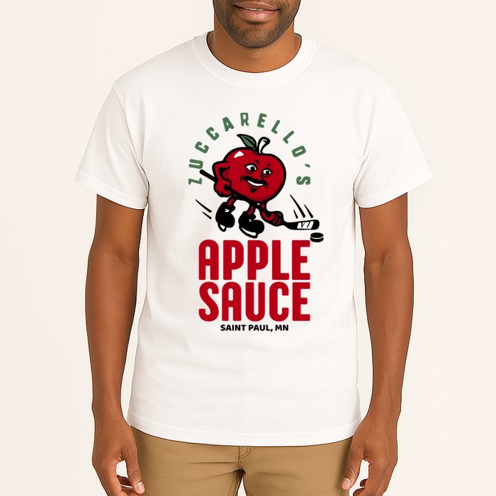Zuccarello's Applesauce Assist Record Hockey Tribute Tall T-Shirt