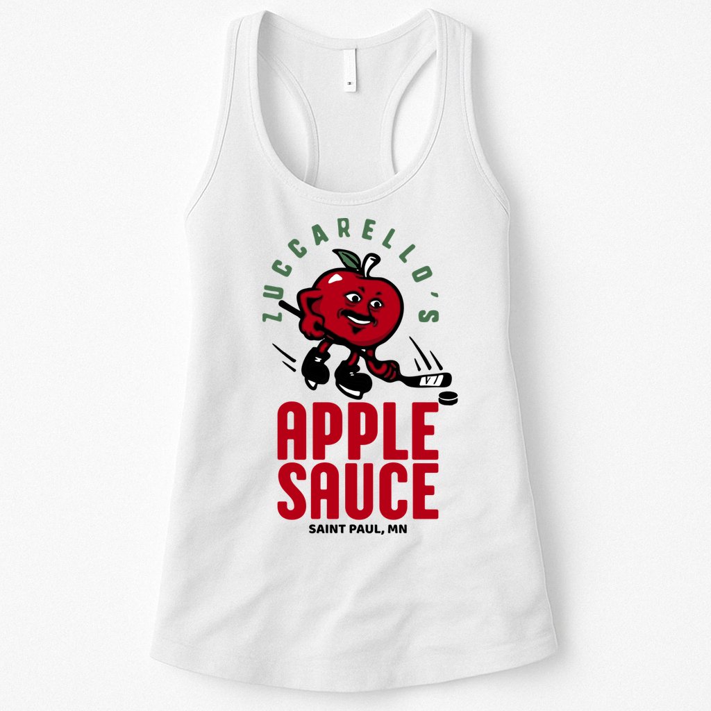 Zuccarello's Applesauce Assist Record Hockey Tribute Womens Tank Top