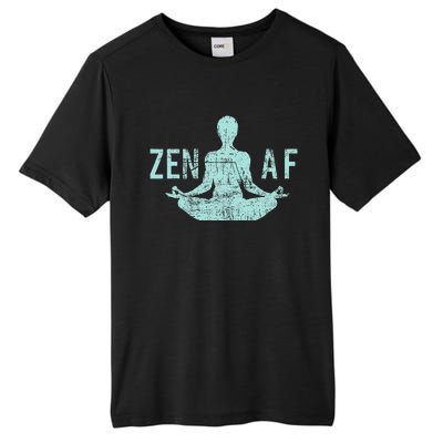 Zen Af Cute Yoga Clothes Funny Gifts For Women Tall Fusion ChromaSoft Performance T-Shirt