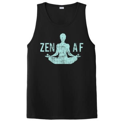 Zen Af Cute Yoga Clothes Funny Gifts For Women PosiCharge Competitor Tank