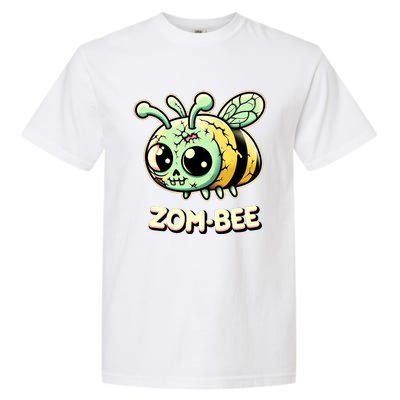 Zombee Adorably Creepy Zombie Bee Cartoon Halloween Garment-Dyed Heavyweight T-Shirt