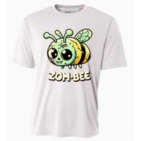 Zombee Adorably Creepy Zombie Bee Cartoon Halloween Cooling Performance Crew T-Shirt