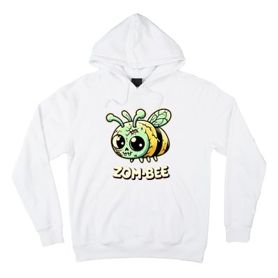 Zombee Adorably Creepy Zombie Bee Cartoon Halloween Hoodie