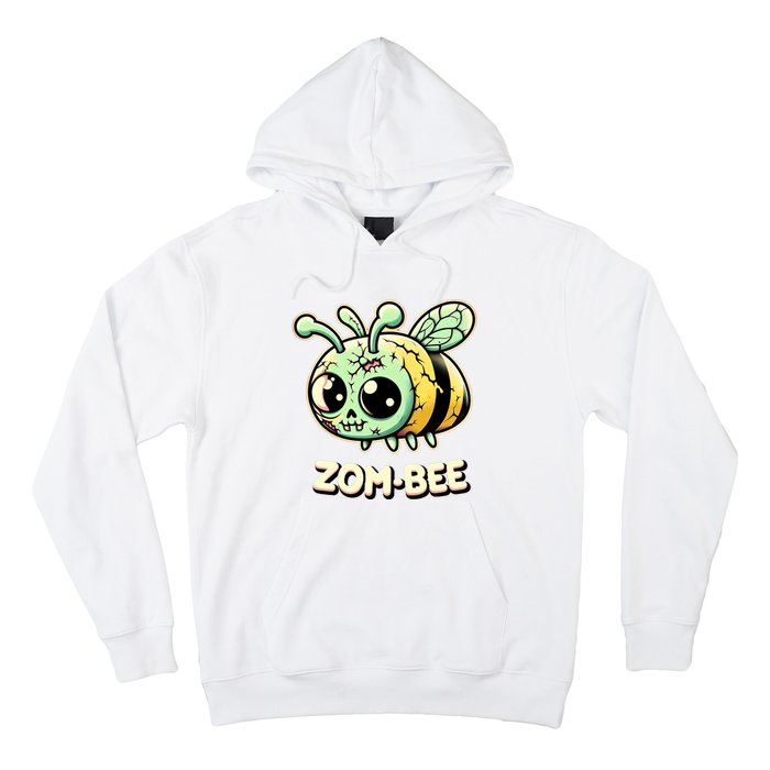 Zombee Adorably Creepy Zombie Bee Cartoon Halloween Hoodie