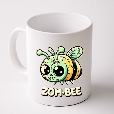 Zombee Adorably Creepy Zombie Bee Cartoon Halloween Mug