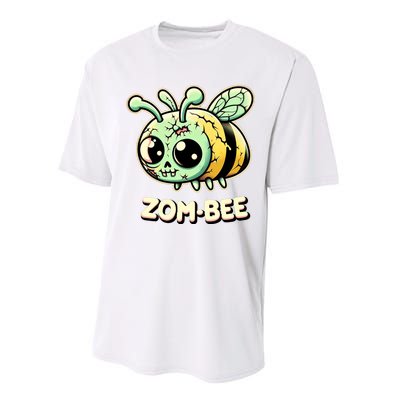 Zombee Adorably Creepy Zombie Bee Cartoon Halloween Performance Sprint T-Shirt