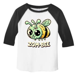 Zombee Adorably Creepy Zombie Bee Cartoon Halloween Toddler Fine Jersey T-Shirt