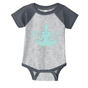 Zen AF Cute Yoga Clothes Funny Gifts For Women Infant Baby Jersey Bodysuit