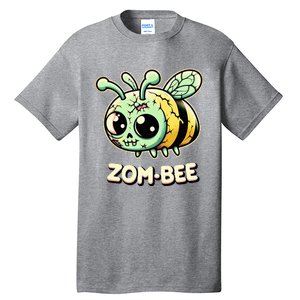 Zombee Adorably Creepy Zombie Bee Cartoon Halloween Tall T-Shirt