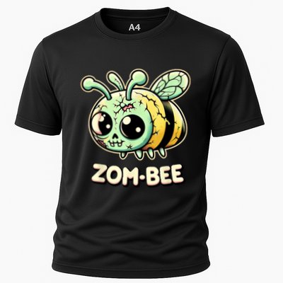 Zombee Adorably Creepy Zombie Bee Cartoon Halloween Performance Shirt