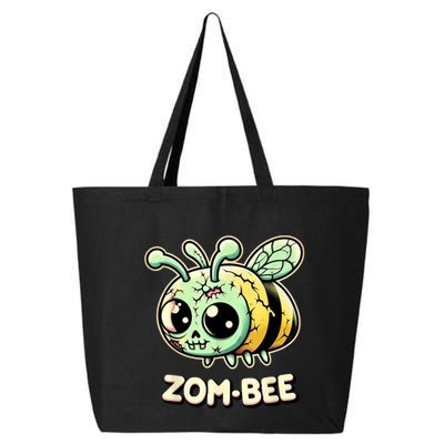Zombee Adorably Creepy Zombie Bee Cartoon Halloween 25L Jumbo Tote