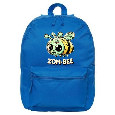 Zombee Adorably Creepy Zombie Bee Cartoon Halloween 16 in Basic Backpack