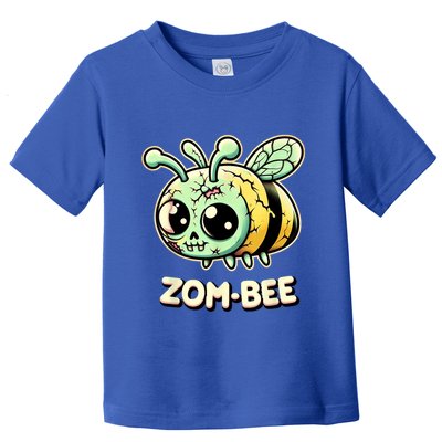 Zombee Adorably Creepy Zombie Bee Cartoon Halloween Toddler T-Shirt