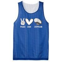 Zeppelin Art For Airship Air Dirigible Zeppelin Mesh Reversible Basketball Jersey Tank