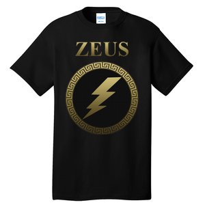 Zeus Ancient Greek God Thunderbolt Tall T-Shirt