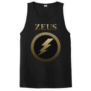 Zeus Ancient Greek God Thunderbolt PosiCharge Competitor Tank