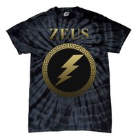 Zeus Ancient Greek God Thunderbolt Tie-Dye T-Shirt