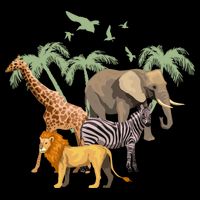 Zoo Animals Gift Zoo Gift Wildlife Gift Funny Gift Flat Bill Trucker Hat