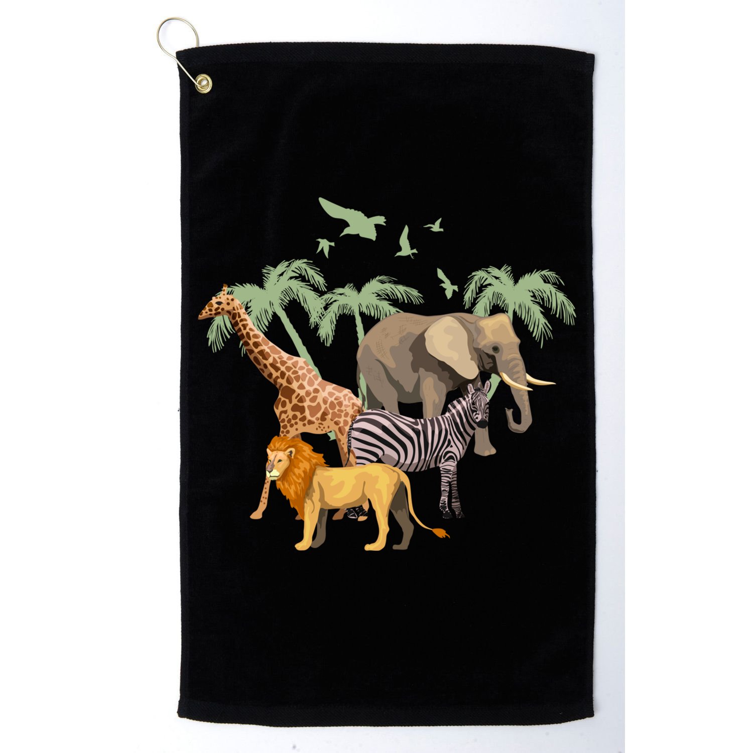 Zoo Animals Gift Zoo Gift Wildlife Gift Funny Gift Golf Towel