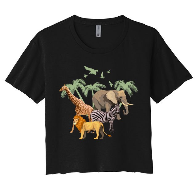Zoo Animals Gift Zoo Gift Wildlife Gift Funny Gift Crop Top