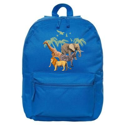 Zoo Animals Gift Zoo Gift Wildlife Gift Funny Gift 16 in Basic Backpack