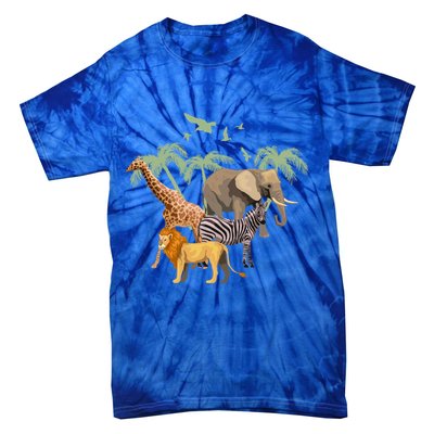 Zoo Animals Gift Zoo Gift Wildlife Gift Funny Gift Tie-Dye T-Shirt