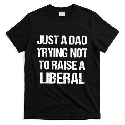 Zeek Arkham Just A Dad Trying Not To Raise A Liberal T-Shirt