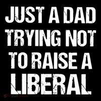 Zeek Arkham Just A Dad Trying Not To Raise A Liberal Tall T-Shirt
