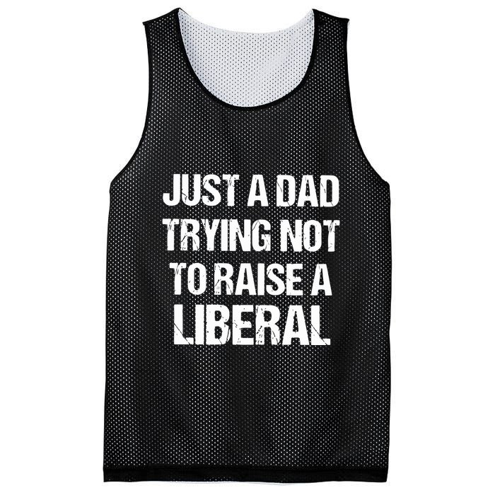 Zeek Arkham Just A Dad Trying Not To Raise A Liberal Mesh Reversible Basketball Jersey Tank