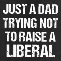 Zeek Arkham Just A Dad Trying Not To Raise A Liberal 25L Jumbo Tote