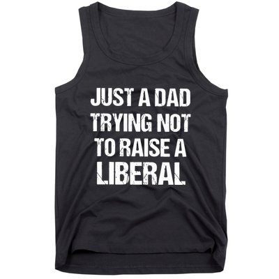 Zeek Arkham Just A Dad Trying Not To Raise A Liberal Tank Top