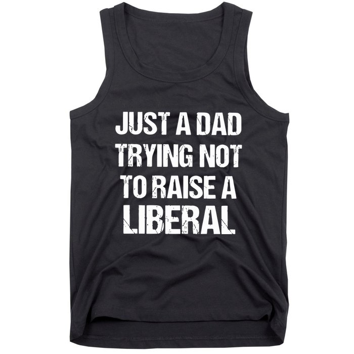 Zeek Arkham Just A Dad Trying Not To Raise A Liberal Tank Top