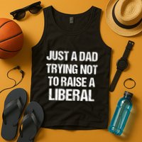 Zeek Arkham Just A Dad Trying Not To Raise A Liberal Tank Top