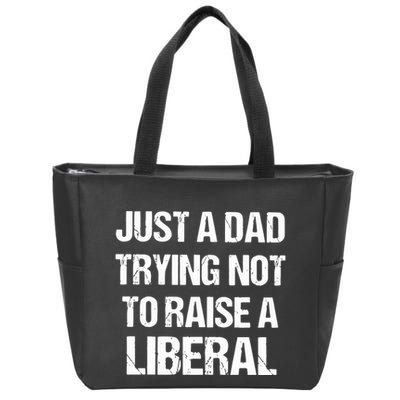 Zeek Arkham Just A Dad Trying Not To Raise A Liberal Zip Tote Bag