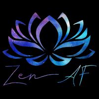 Zen AF Lotus Flower Funny Gift Yoga Clothes Spiritual Gifts Backpack
