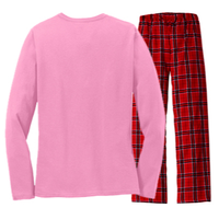 Zombie Alpaca Lypse Halloween Llama Spooky Costumes Graphic Plus Size Women's Long Sleeve Flannel Pajama Set 