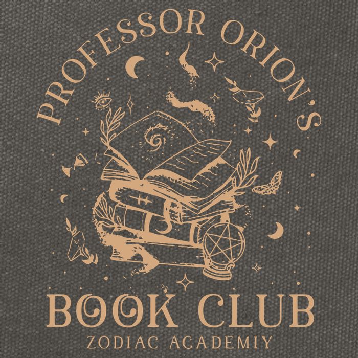 Zodiac Academy Lance Orion Professor Orion Vega Twins Smut Books Cotton Canvas Backpack