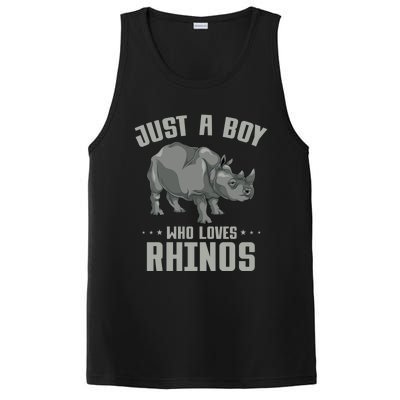 Zoo Animal Lover Africa Safari Pachyderm Rhino Cool Gift PosiCharge Competitor Tank