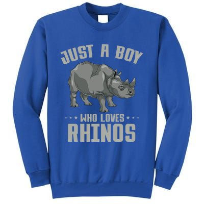 Zoo Animal Lover Africa Safari Pachyderm Rhino Cool Gift Tall Sweatshirt