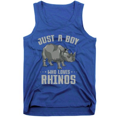 Zoo Animal Lover Africa Safari Pachyderm Rhino Cool Gift Tank Top