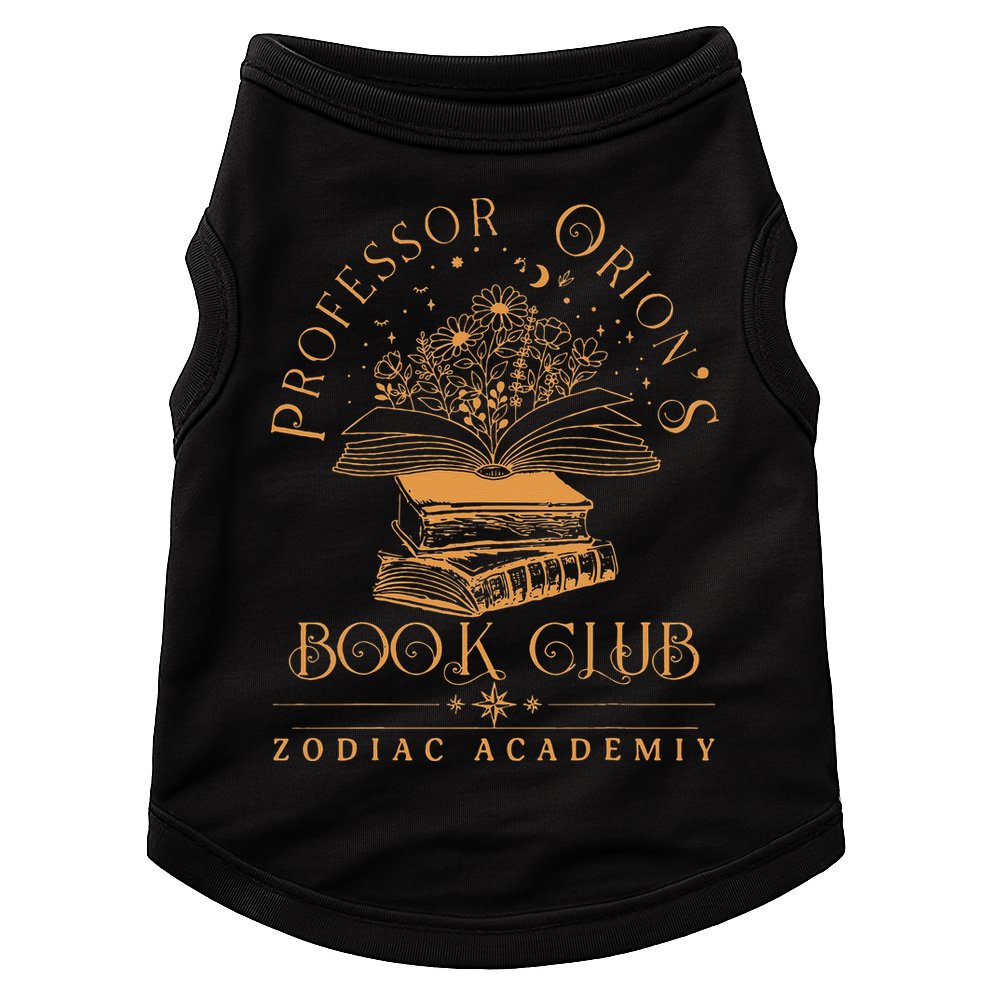 Zodiac Academy Professor Orions Book Club Book Nerd S Doggie Tank