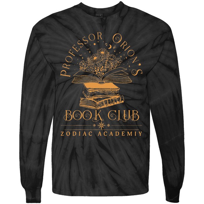 Zodiac Academy Professor Orions Book Club Book Nerd S Tie-Dye Long Sleeve Shirt