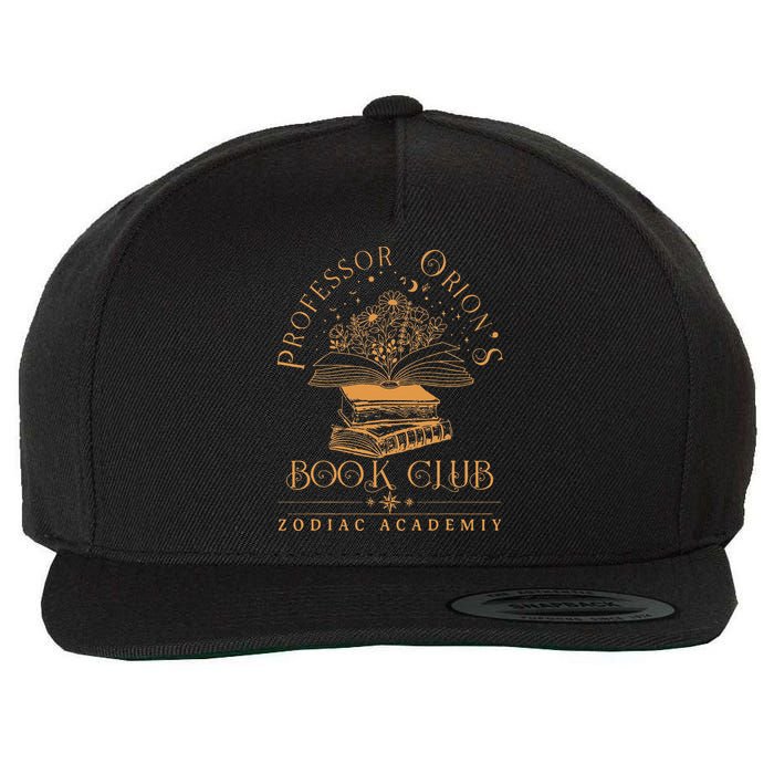 Zodiac Academy Professor Orions Book Club Book Nerd S Wool Snapback Cap